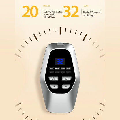 Remote-Controlled Foot Massager Pad – 8 Modes, 32 Intensities, USB Rechargeable, 20-Minute Auto Shut-Off