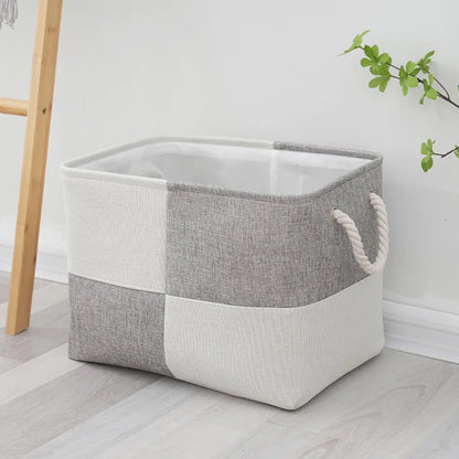Contemporary Linen Storage Basket for Organized Living Spaces