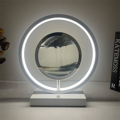 3D Flowing Sand Art Lamp with LED Light