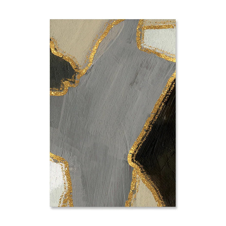 Chic Geometric Canvas Art for Modern Living Spaces