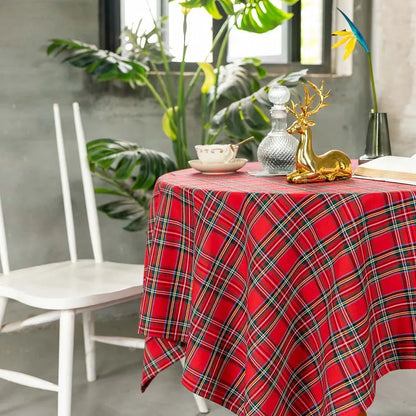 Christmas Checkered Tablecloth – Last Day Discount