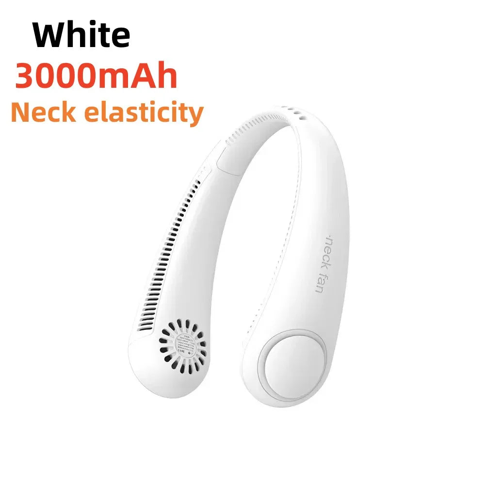 Rechargeable Neck Breeze Fan with LED Battery Indicator 8000mAh