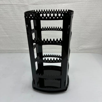 Jewelry Organizer Stand - Rotatable Plastic Holder for Earrings & Necklaces - 360° Display for Stylish Storage