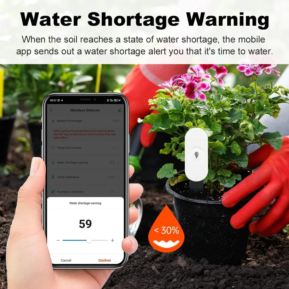 Soil Moisture Sensor with Real-Time Data and Voice Control – Zigbee 3.0