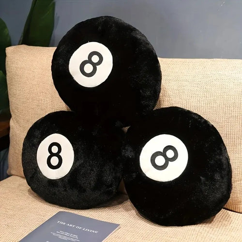 8-Ball Design Throw Pillow