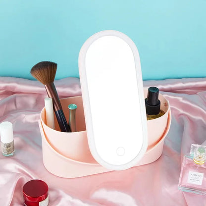 Makeup Organizer with LED Lighting for Glamorous Display