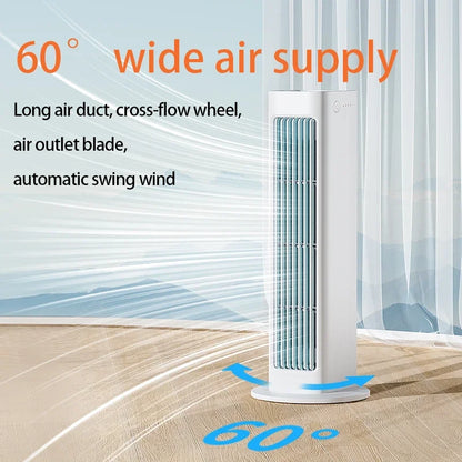 bladeless Fan with Remote Control – Quiet and Stylish, 3 Speeds