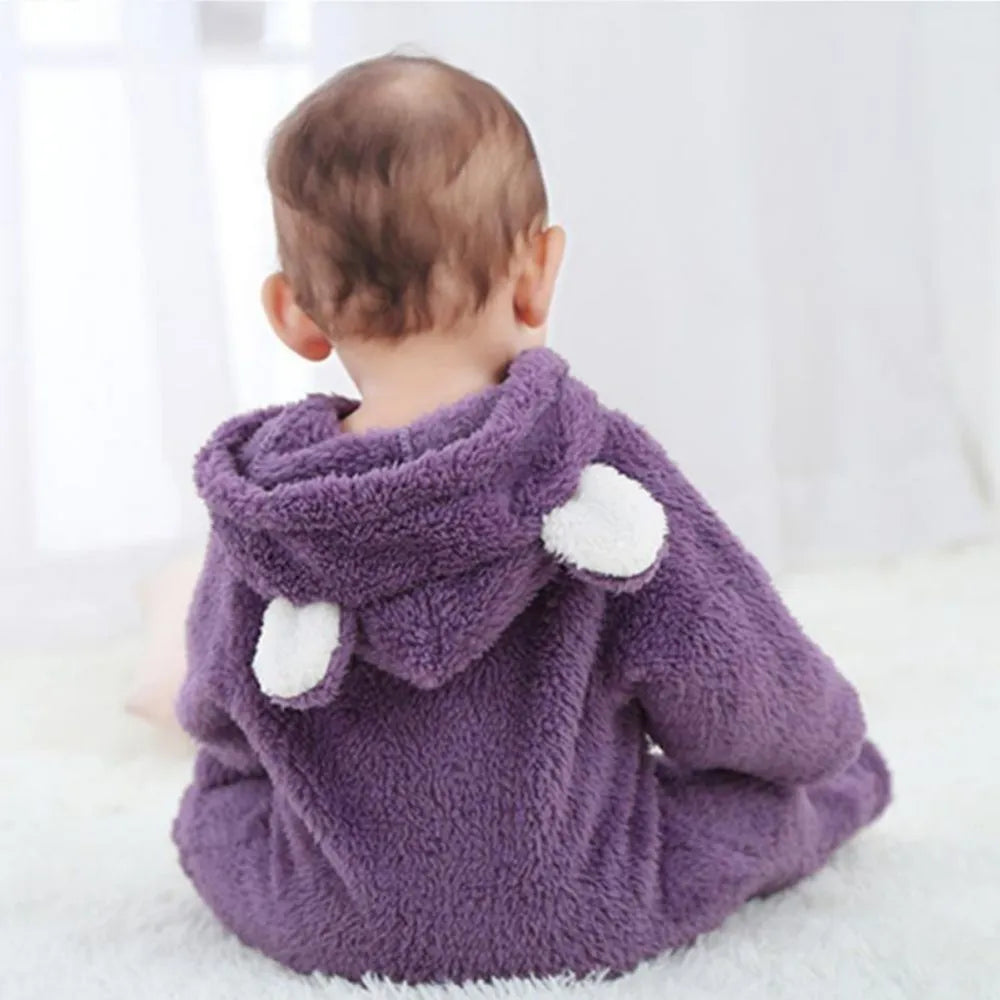 Cozy Fleece Baby Onesie for Newborns