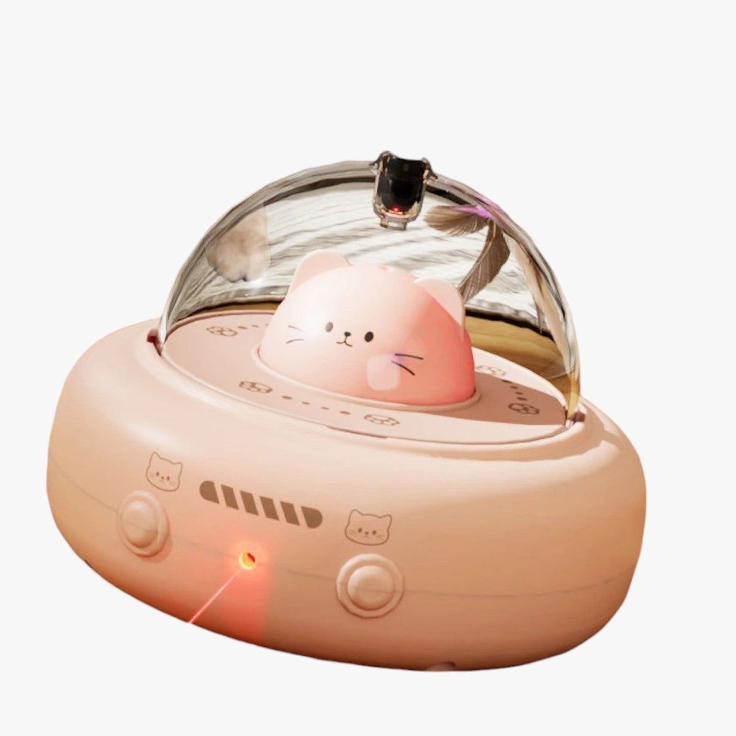 Smart Cat Laser Toy with Rainbow Feature and USB Charging