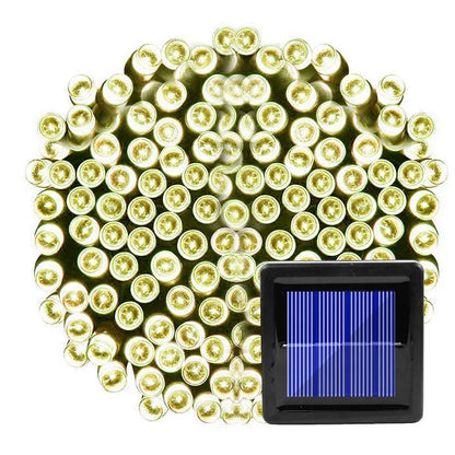 Outdoor Solar String Lights | 8 Lighting Modes | IP65 Waterproof | Warm White & Multicolor Options | Available in 7 m / 12 m / 22 m Lengths