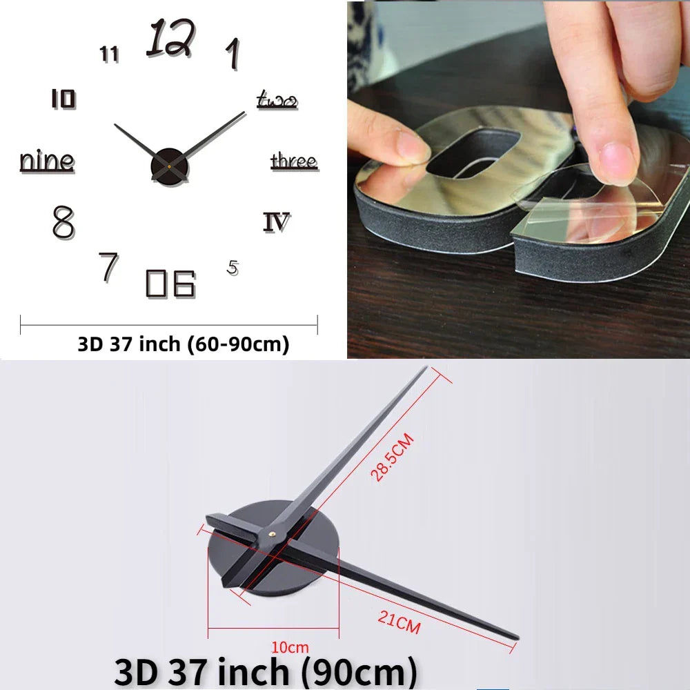 Silent Analog Wall Clock - Modern Decor for Any Space