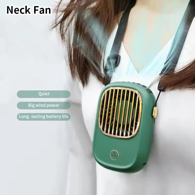 Portable Rechargeable Neck Fan | Comfort Anywhere with AeroBreeze