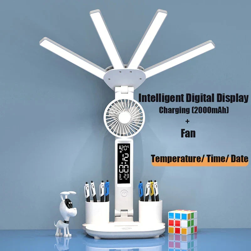 Smart Table Lamp with Four Heads – 3-in-1 Multifunctional Design