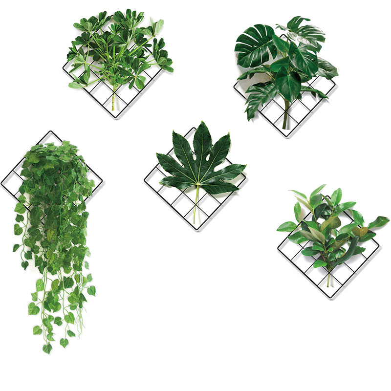 Lifelike Greenery Wall Decal for Home Decor
