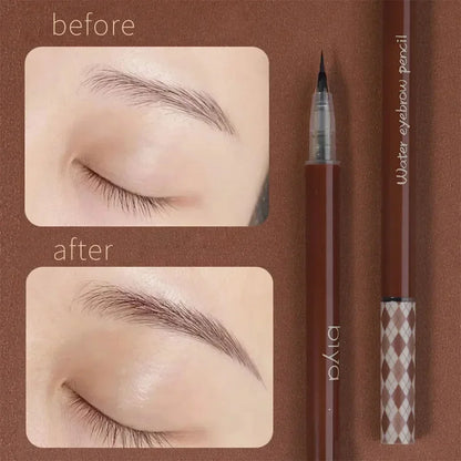 Waterproof Liquid Eyebrow Pencil - 0.01MM Ultra Thin Tip, Sweatproof, 1PC