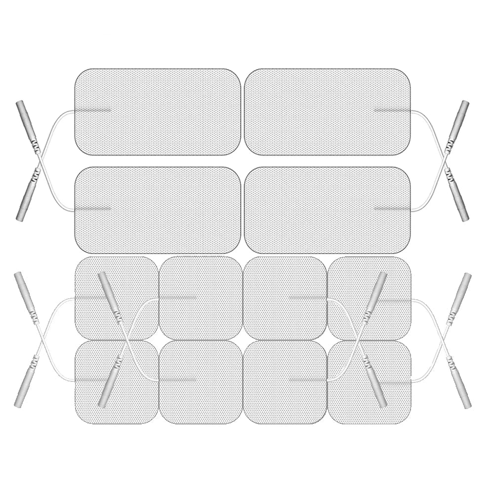 Therapeutic TENS Gel Electrode Pads - Muscle Stimulator Massage Patches for Physiotherapy Relief