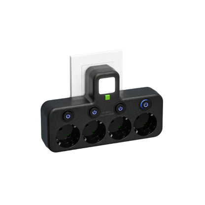 Multi-Port Power Socket with USB Type-C and Surge Protection