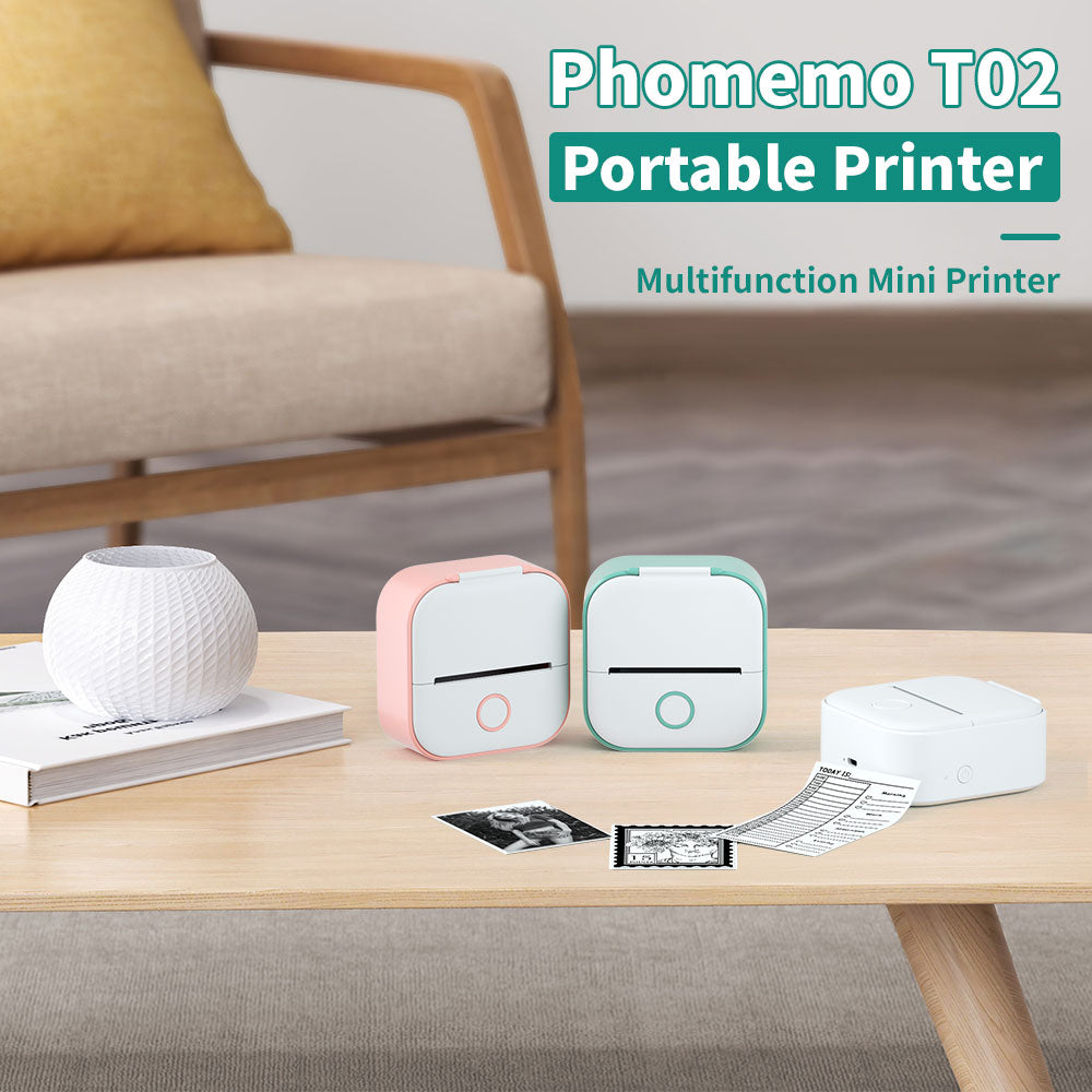 Compact Mini Photo Printer – Ink-Free Thermal Printing for On-the-Go