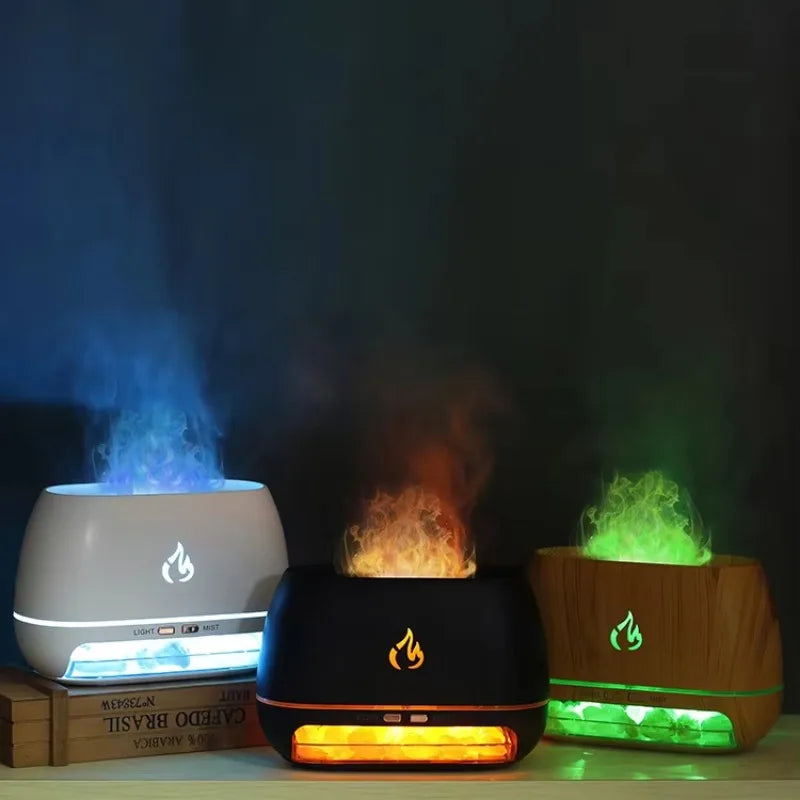 Himalayan Salt Lamp Aroma Diffuser – Color Light with Fragrance Release