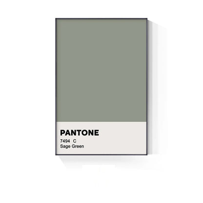 Modern Geometric Canvas Prints in Green Tones for Stylish Spaces