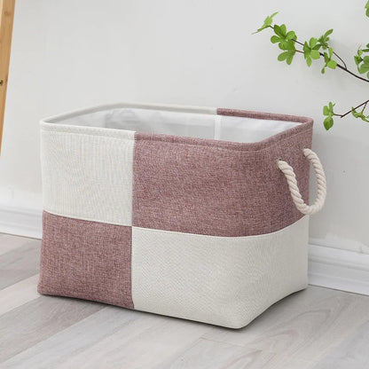 Contemporary Linen Storage Basket for Organized Living Spaces