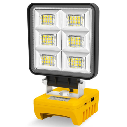 Portable LED Work Light 48 | 5200 Lumens | Compatible with DeWalt Batteries
