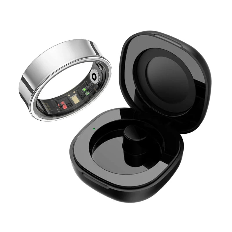 Health Monitoring Ring - Heart Rate, SpO₂, Skin Temperature, Sleep & Fitness Tracker - Waterproof