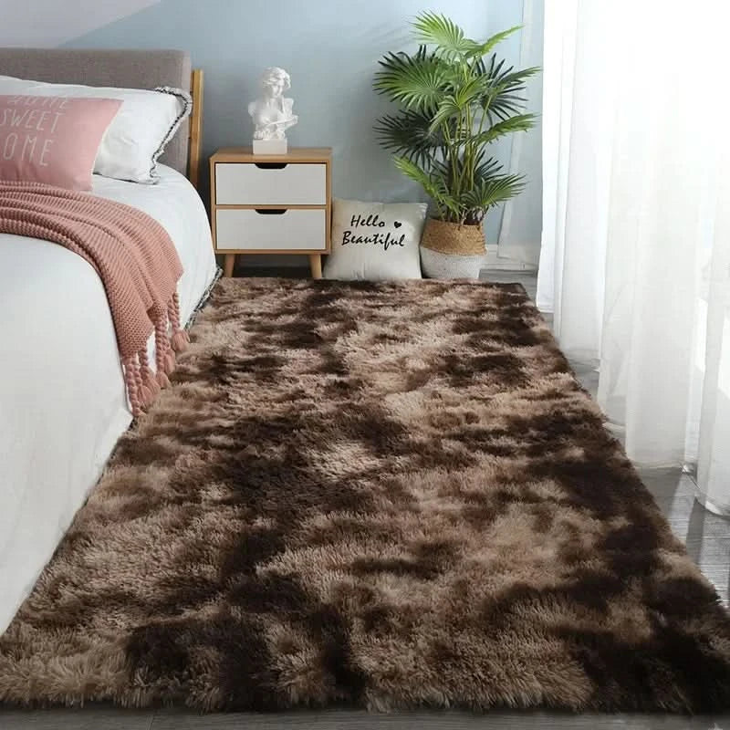 Cozy Plush Faux Fur Area Rug – Soft and Luxurious Carpet