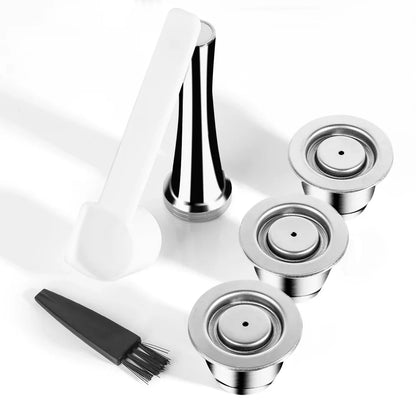 Stainless Steel Coffee Capsules for Nespresso OriginalLine – Refillable, Dishwasher Safe, Eco-Friendly