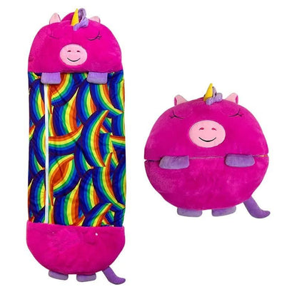 Kids' Plush Toy Sleeping Bag – 2-in-1 Snuggle Buddy Design