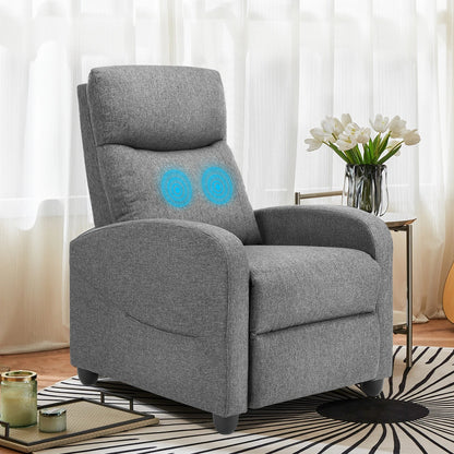 Reclining Massage Chair with Dual Lumbar Support | 8 Settings, 3 Levels, 90°–160° Angle, Footrest & 275 lb Weight Limit