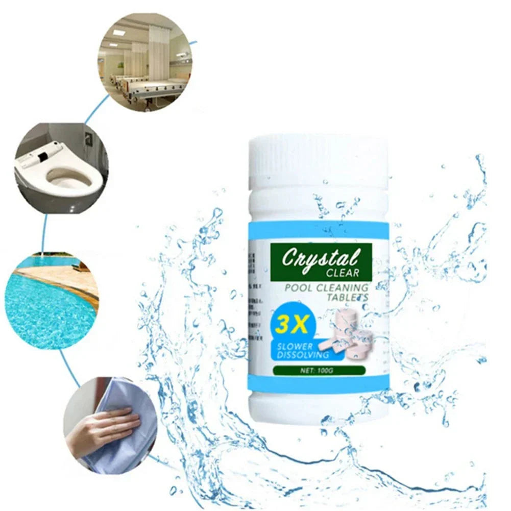 Water Purification Tablets for Sparkling Clean Water | 100 Count