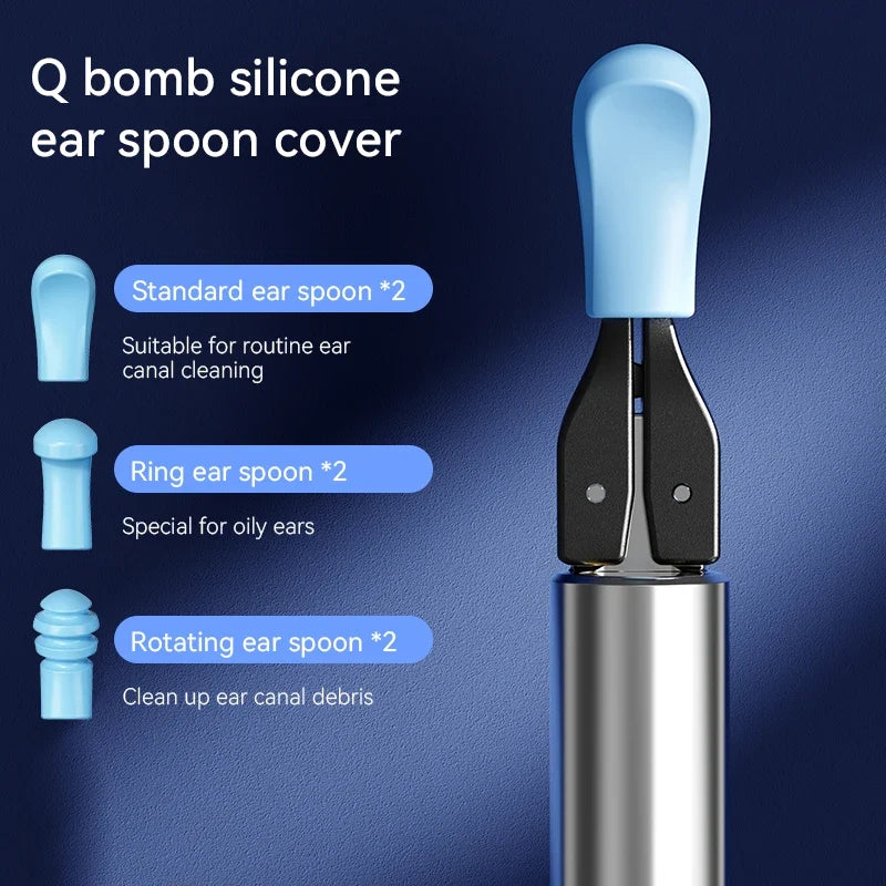 12MP Camera Ear Cleaner Tool with Wi-Fi and LED Otoscope for iPhone/Android