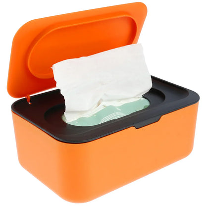 Moist Towelettes Dispenser with Lid | High Capacity | Airtight and Dustproof