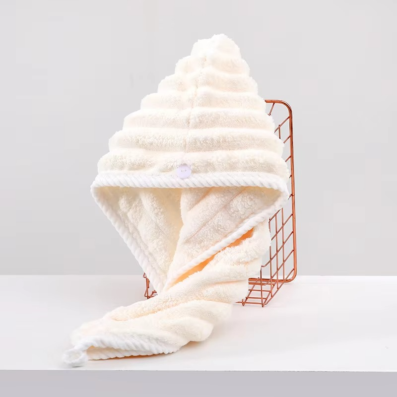Rapid-Dry Absorbent Hair Towel Cap for Effortless Drying