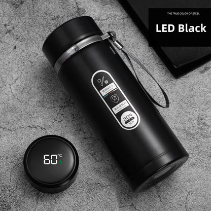 Smart Thermos with LED Temperature Display – 800ml to 1L Capacity