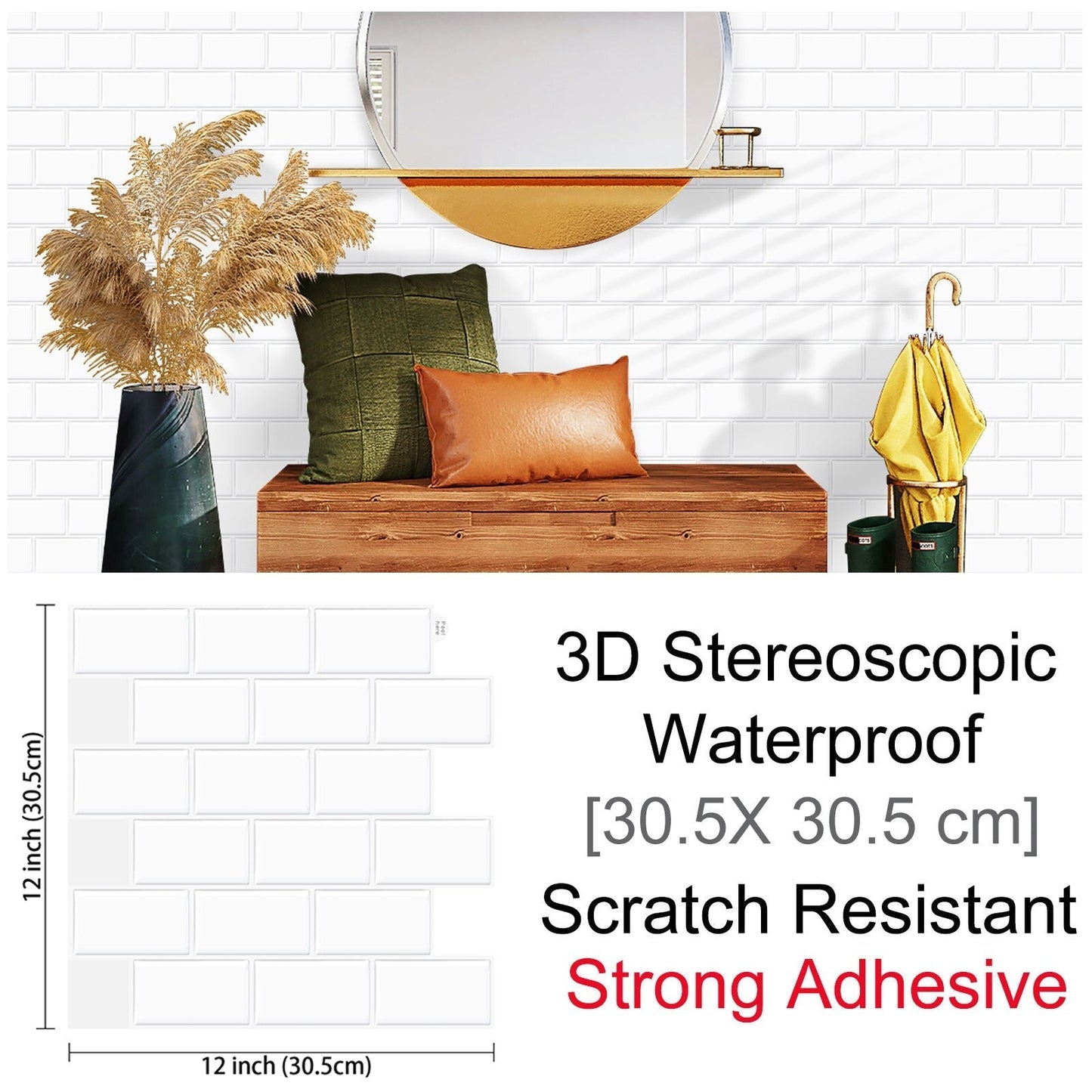 Stylish 3D Hexagonal Wall Decals for Modern Spaces