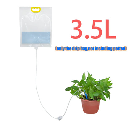 5L Irrigation Bag | Automatic Drip Watering System | Flow Control Included