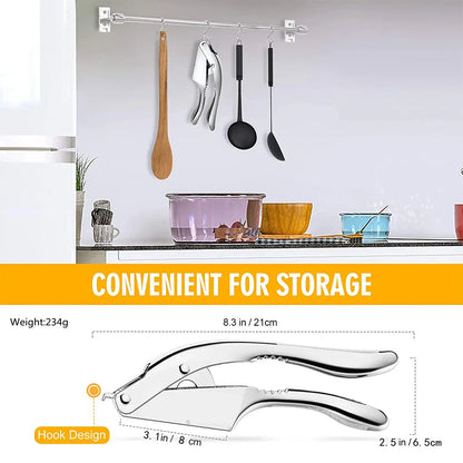 Garlic Press Duo – Durable & Ergonomic Stainless Steel Tool