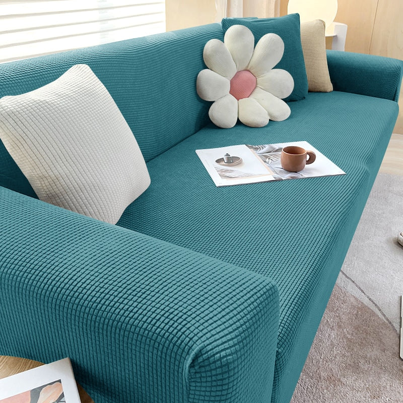 Elastic Sofa Protector Cover – Fits Corner and Standard Sofas