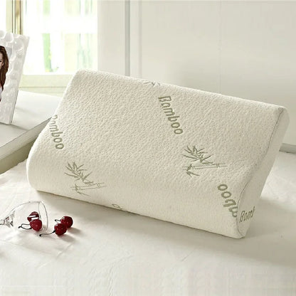Bamboo Fiber Orthopedic Pillow with Memory Foam and Slow Rebound