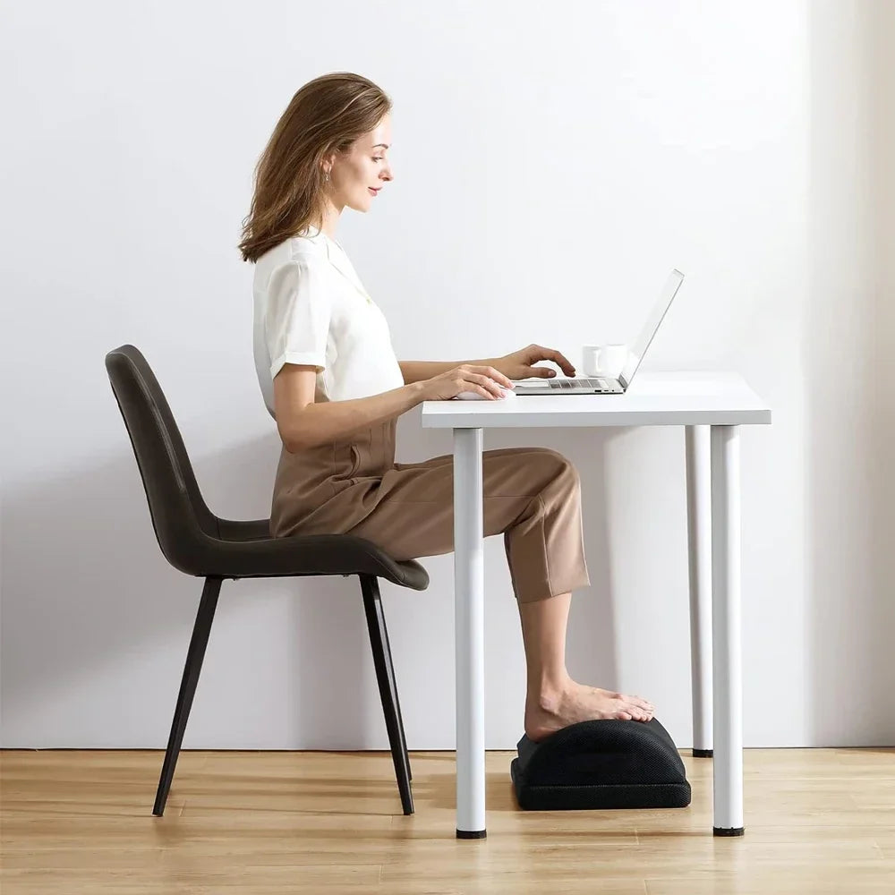 Under Desk Foot Rest with Memory Foam | Adjustable Heights and Non-Slip Base