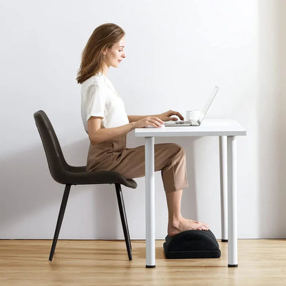 Under Desk Foot Rest with Memory Foam | Adjustable Heights and Non-Slip Base