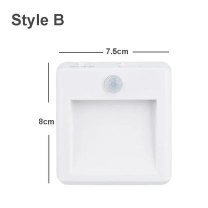 LED Night Light with Motion and Dusk Sensor – Dimmable, Energy Efficient for Bedroom, Hallway & Bathroom – EU Plug