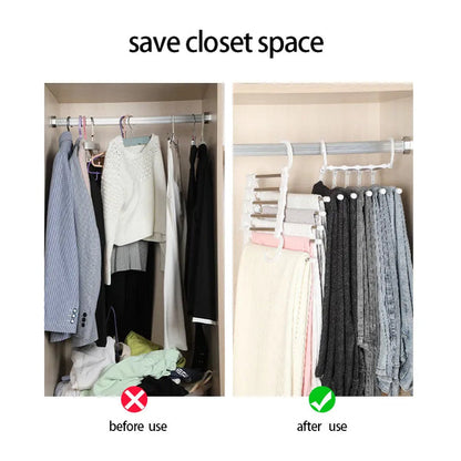 Get 1 Free | 5-in-1 Magic Trouser Hanger - Last Day Discount
