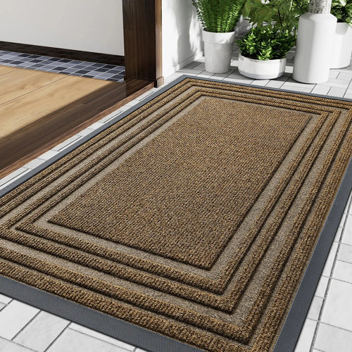 Non-Slip Door Mat Made of Natural Rubber for Indoor and Outdoor Use