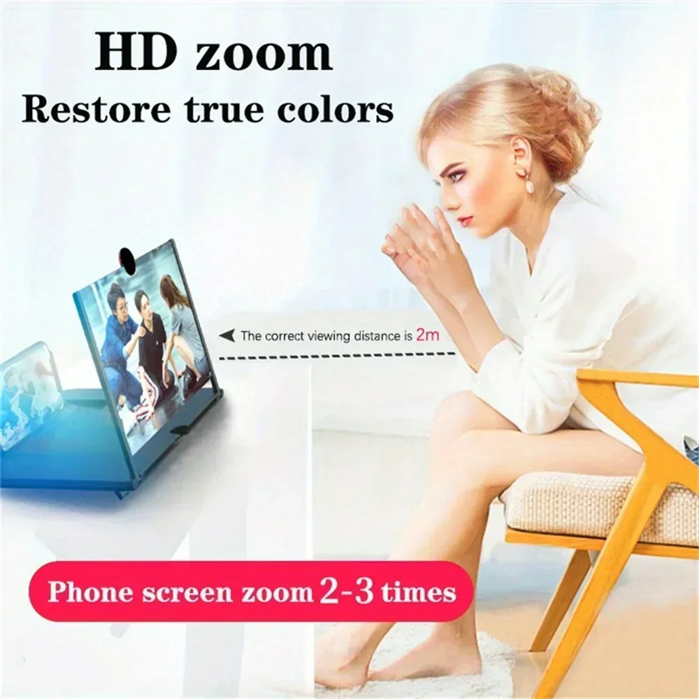 10-Inch Portable Smartphone Projector – Phone Screen Magnifier