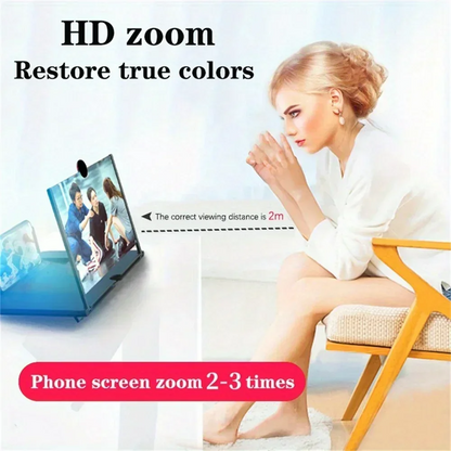 10-Inch Portable Smartphone Projector – Phone Screen Magnifier