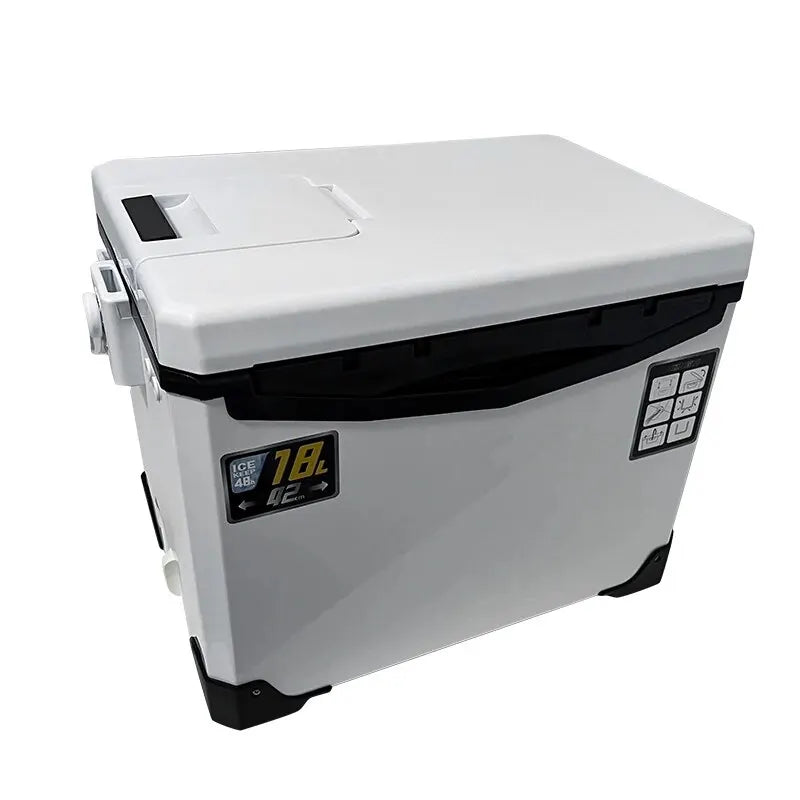 Fishing Cooler Container with Air Vents for Extended Cold Retention