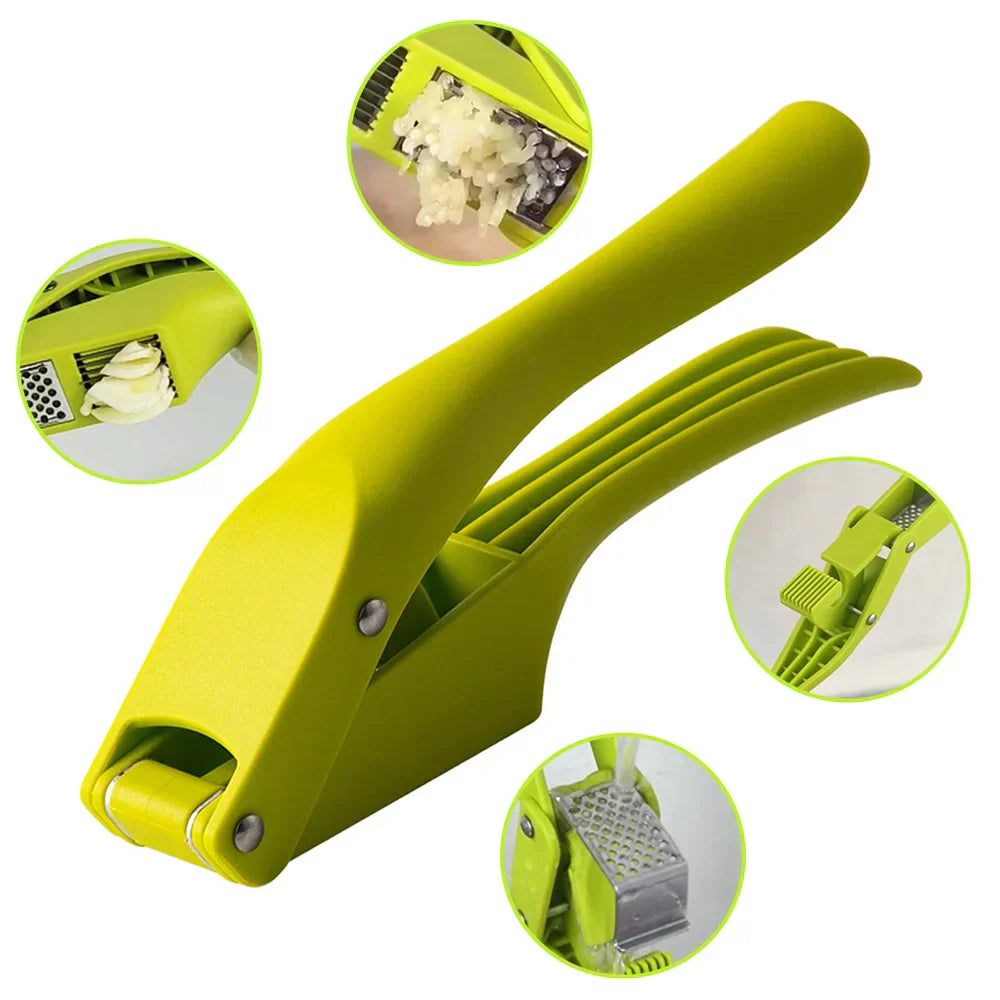 2-in-1 Kitchen Gadget for Slicing and Crushing Garlic
